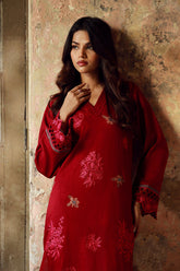 Autumn Winter'24 Vol-02 By Sahar Crimson